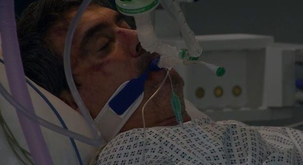 Cain Dingle is set to spend the weekend in hospital after being attacked by Aaron