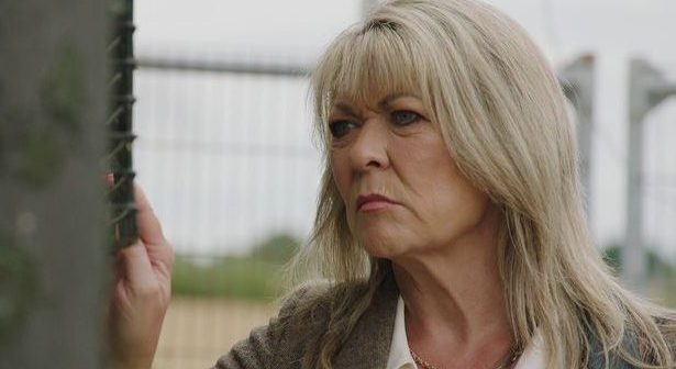 Claire as Kim Tate in Emmerdale