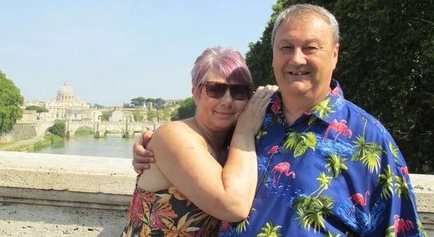 Steve Kidd and his wife Elaine were due to fly out for a cruise from Antigua