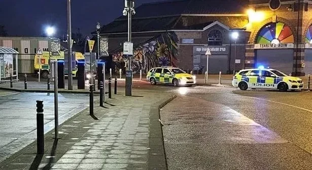 Police were seen in the area shortly after 6.30am