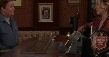 Mary shared her Valentine's Day plans on Coronation Street