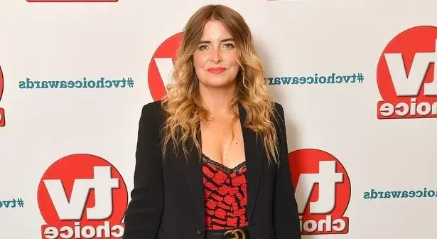 Emmerdale star Emma Atkins, pictured on a previous TV Choice Awards red carpet, has been shortlisted for Best Soap Actress 2024